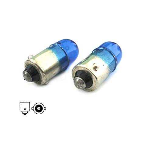 Carall 2 Pcs Car Halogen Bulbs S25 P21W Ba15S 12V 21W, Invisible Chrome, For Indicator Lights Car Bulbs, Beam Low/High Beam Fog 