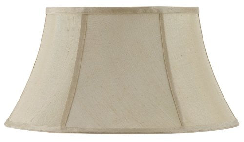 Cal Lighting Transitional Shade Lighting Accessory, Metal, 9.75inx18inx18in, Cream, Model CALSH-8103/18-CM