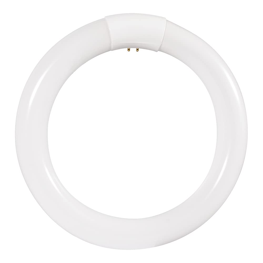 SYLVANIA FC8T9 Circline Fluorescent Bulb, 22W, Soft White, G10Q, Copper Material