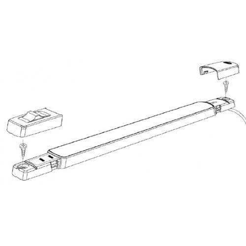 Hella Marine Surface Strip Light with Switch - Warm White/Red LEDs - 12V - Model 2JA 958 121-101 - One Size