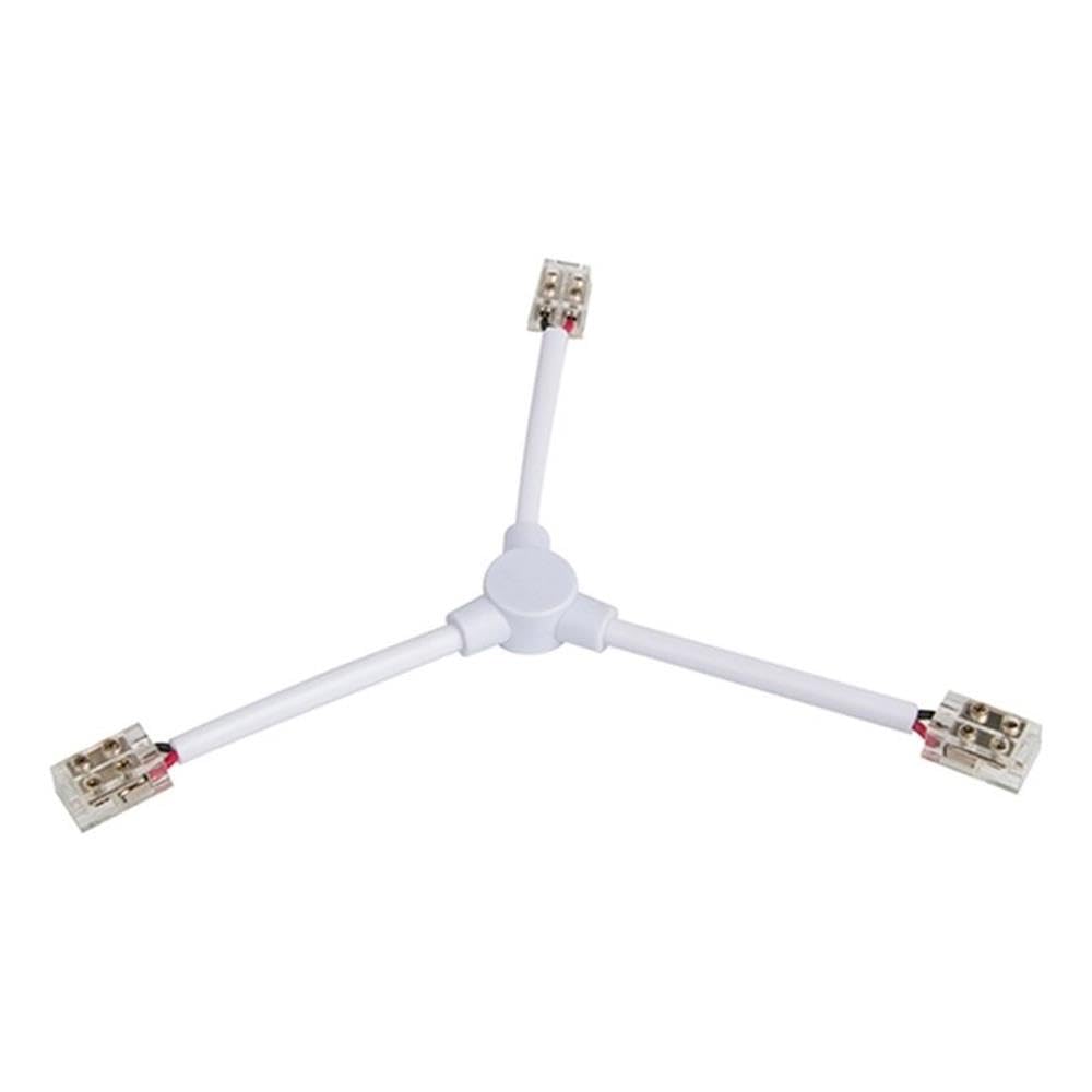Wac Lighting T24-Bs-Y-Wt, Basics & Gemini 24Vdc Flex Y Connector In White
