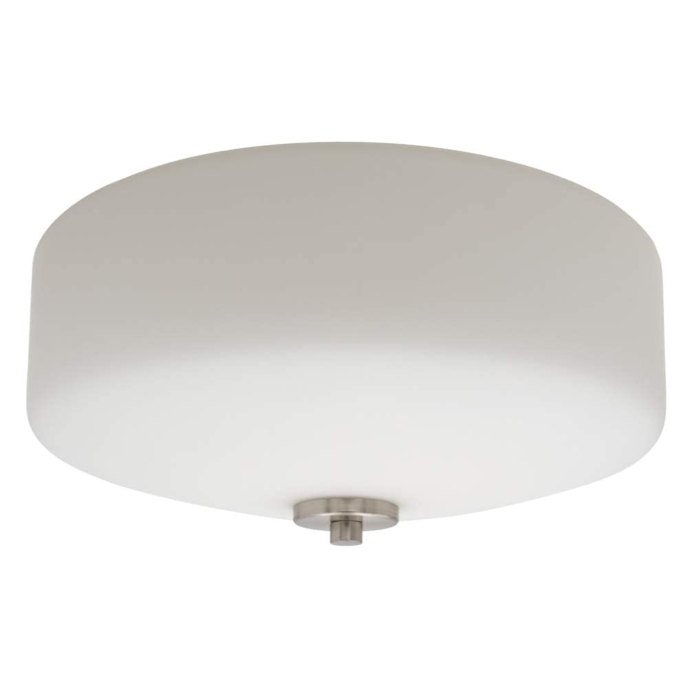 Maxxima Flush Mount Ceiling Light Fixture, 12 in., Frosted Glass, 1600 Lumens, Dimmable, 2700K Warm White, Model MCL-5121800W