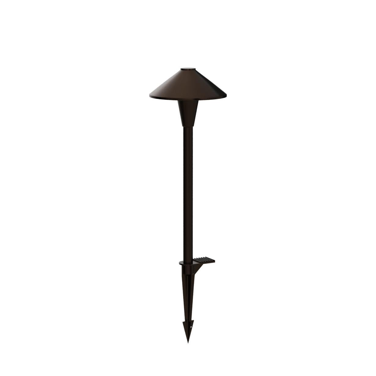 LEONLITE 3CCT Low Voltage Path Lights, 12-24V, IP65, Aluminum, Oil-Rubbed Bronze, Pack of 6, Model 99304