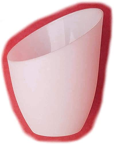 Velouer 2 Pack Plastic Lampshade Replacement for LED Floor Lamp, 5.7in High, 4.1in Diameter, White 2Pack, Model MKTBA