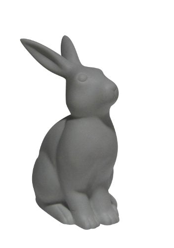 Simple Designs Bunny Rabbit Table Lamp, White Porcelain, Model LT3058-WHT, Ceramic Material
