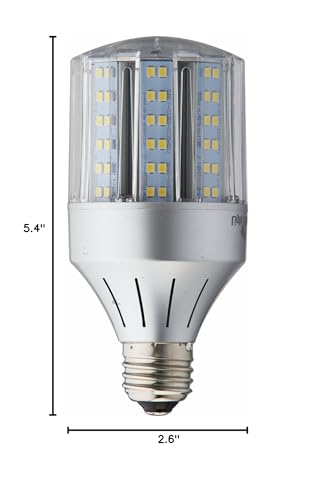 Light Efficient Design LED Bulb, 4000K Natural White, Model LED-8038E40-A, Copper, Ideal for Bollard/Post Top Retrofit