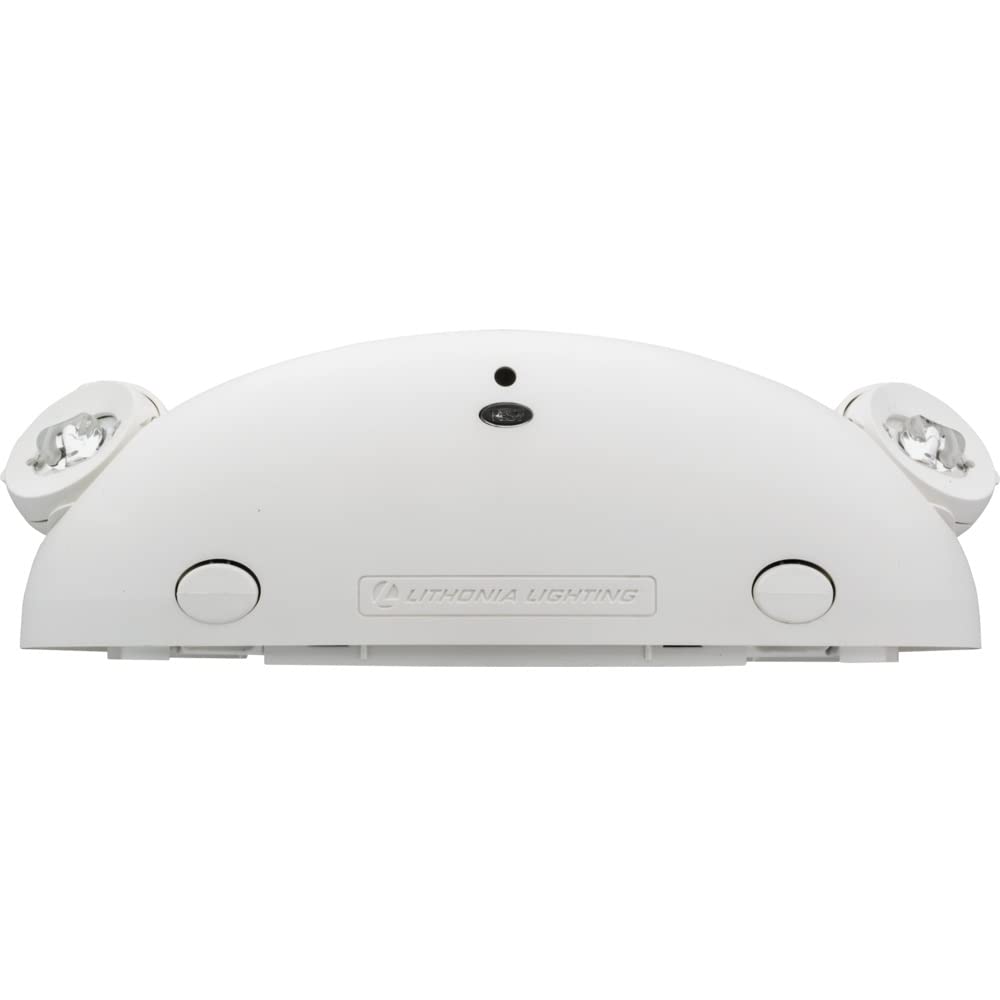 Lithonia Lighting Quantum LED Emergency Light, 220 Lumens, Self-Diagnostics, Model ELM2L UVOLT, White