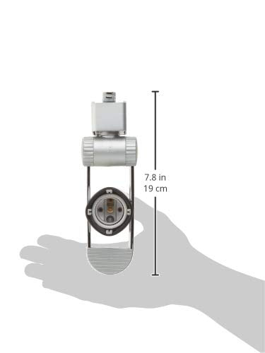 Cal Track Head 120V, Brushed Steel, Alloy Steel, Model HT-219-BODY-BS, Size 2.2 x 3.3 x 6.8