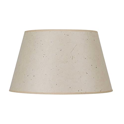 Cal Lighting Round Hardback Paper Shade, Kraft, 12inL x 12inW x 9.5inH, Model CALSH-8113-12E