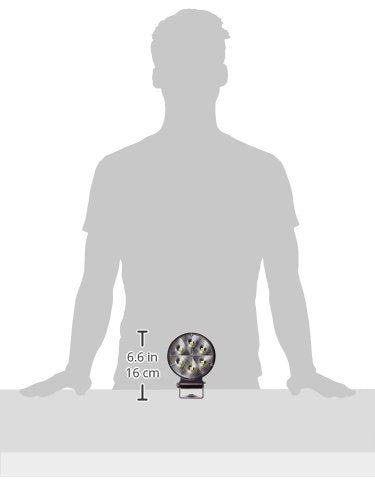 Grote 63861-5 Trilliant 36 Led Work Light With Integrated Bracket & Pigtail - 12-24V (Retail Packaging)