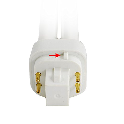 LEDVANCE Compact Fluorescent Light, 26W, 3500K, 4 Pin Double Tube, Model 20673, Glass, 1 Count