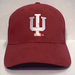Blinkee Indiana Hoosiers Multicolor Flashing Fiber Optic Cap - One Size Plastic