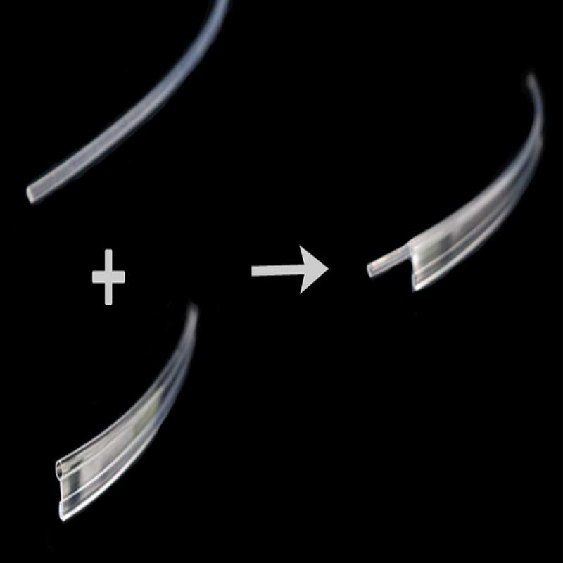 Jushope Fiber Optic For Interior Car Lights, 236 Inches Pmma Light Guide Cable, Car Ambient Lighting Extension Fiber Optic With Skirt