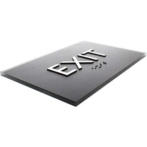 Lorell, Llr02671, Exit Sign, 1 Each, Black