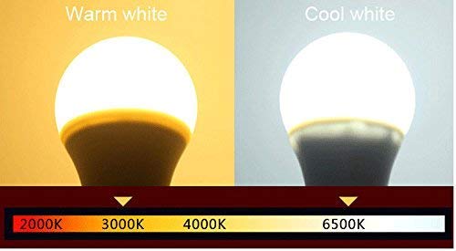KONPWAY 12V LED Light Bulbs - Neutral 7W, Pack of 6, Plastic, Model A-1