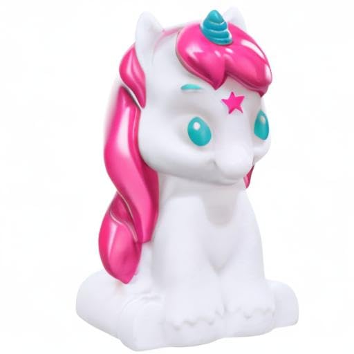 Lexibook - Color Nightlight for Childrens Room, Colour Change, Smooth Light, Battery Included, White, NLJ01UNI