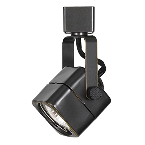 Cal GU-10 Square Head Light Fixture 120V 50W Metal Dark Bronze HT-976-DB