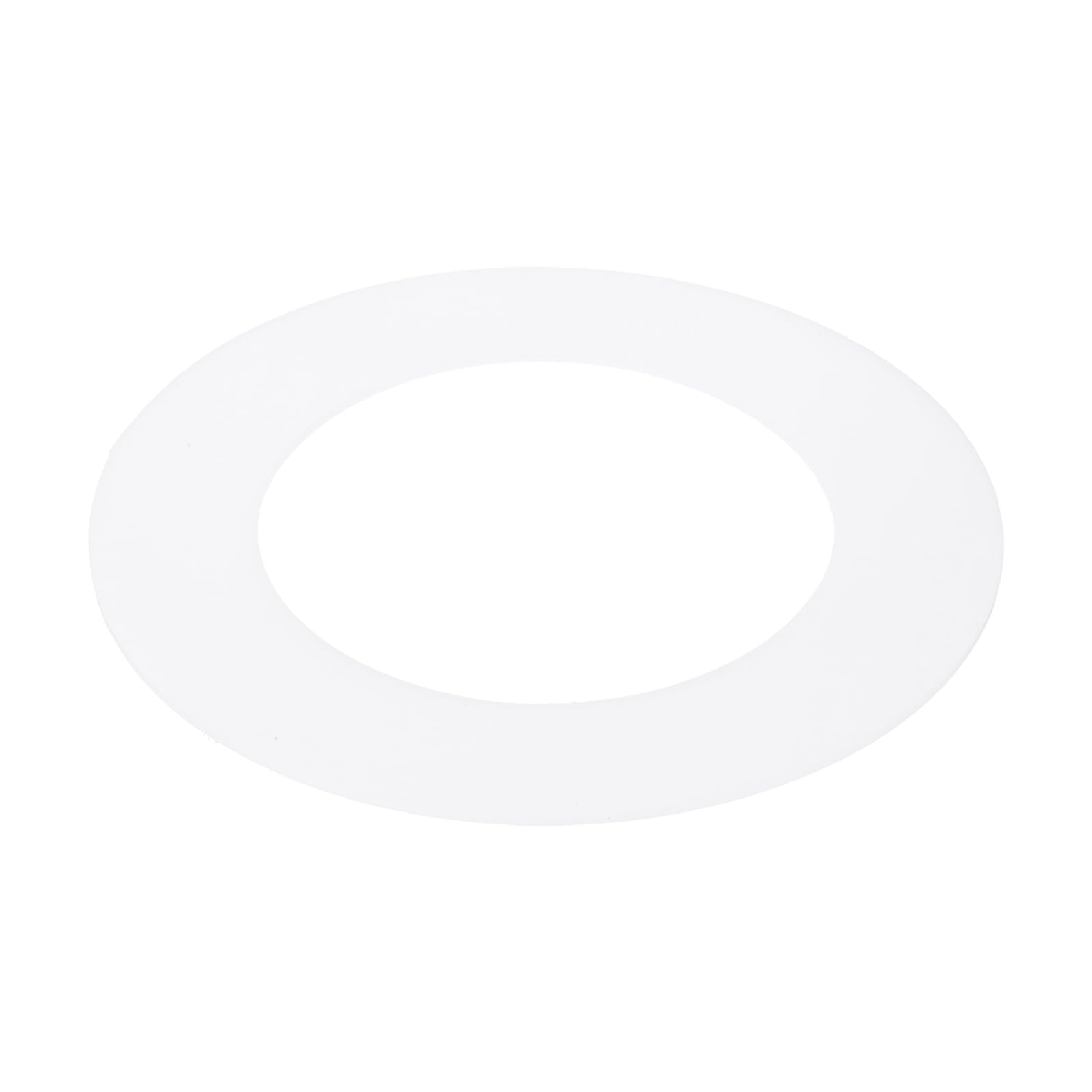 PATIKIL 2.8 ID 4.5 OD Plastic Trim Ring, Ceiling Light Goof Rings Matte Circular Light Cover Lighting Fixture for Ceiling Wall R