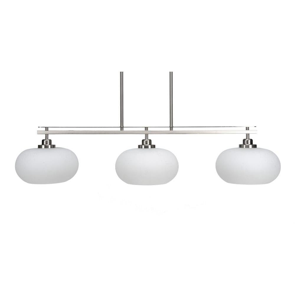 Odyssey 3 Light Island in Brushed Nickel (2636-BN-214)