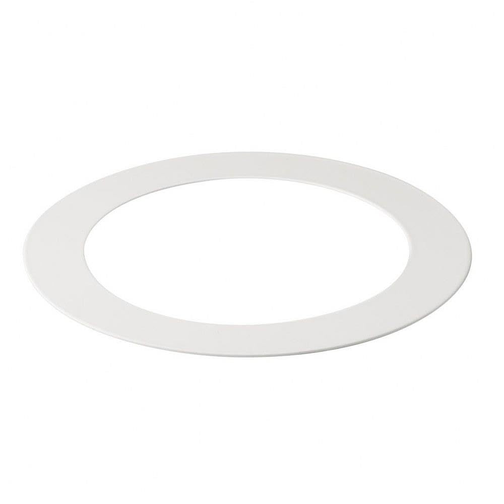 Kichler Direct-to-Ceiling Universl Goof Ring for use with 4&quot; Round Slim Downlight Fixtures, (5.75&quot; W), DLGR05WH