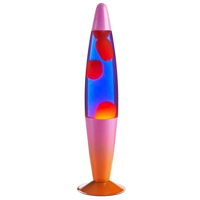 Urban Lifestyle 16 Pink/Purple Wax Motion Volcano Lamp  Retro Mood Light for Bedroom  Living Room  or Teen D?cor