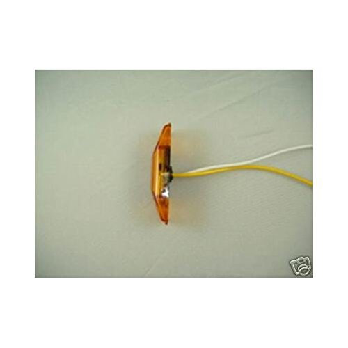 Command Electronics Amber LED 2.5'' Truck Trailer RV Clearance Side Marker Light/Amber Lens