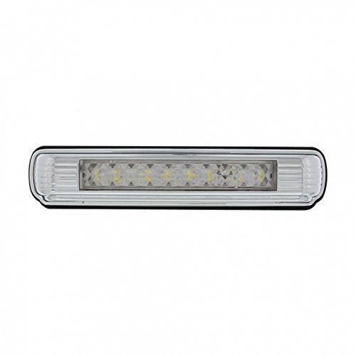 United Pacific 110204 Chrome Flush Mount 8 White Led License Plate Light - Back-Up Light