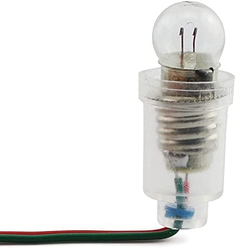 Bllndx 25Pcs E10 Miniature Screw Base Light Bulbs, 6.0V / 0.5A