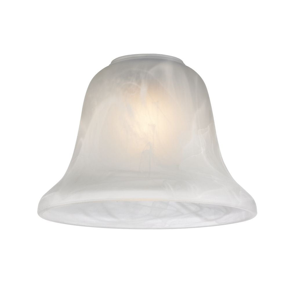 Alabaster Glass Bell Shade - 1-5/8-Inch Fitter Opening -Like New