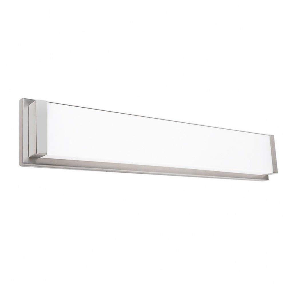 WAC Lighting, Metro 37in LED Energy Star Bathroom Vanity & Wall Light 3000K in Brushed Nickel