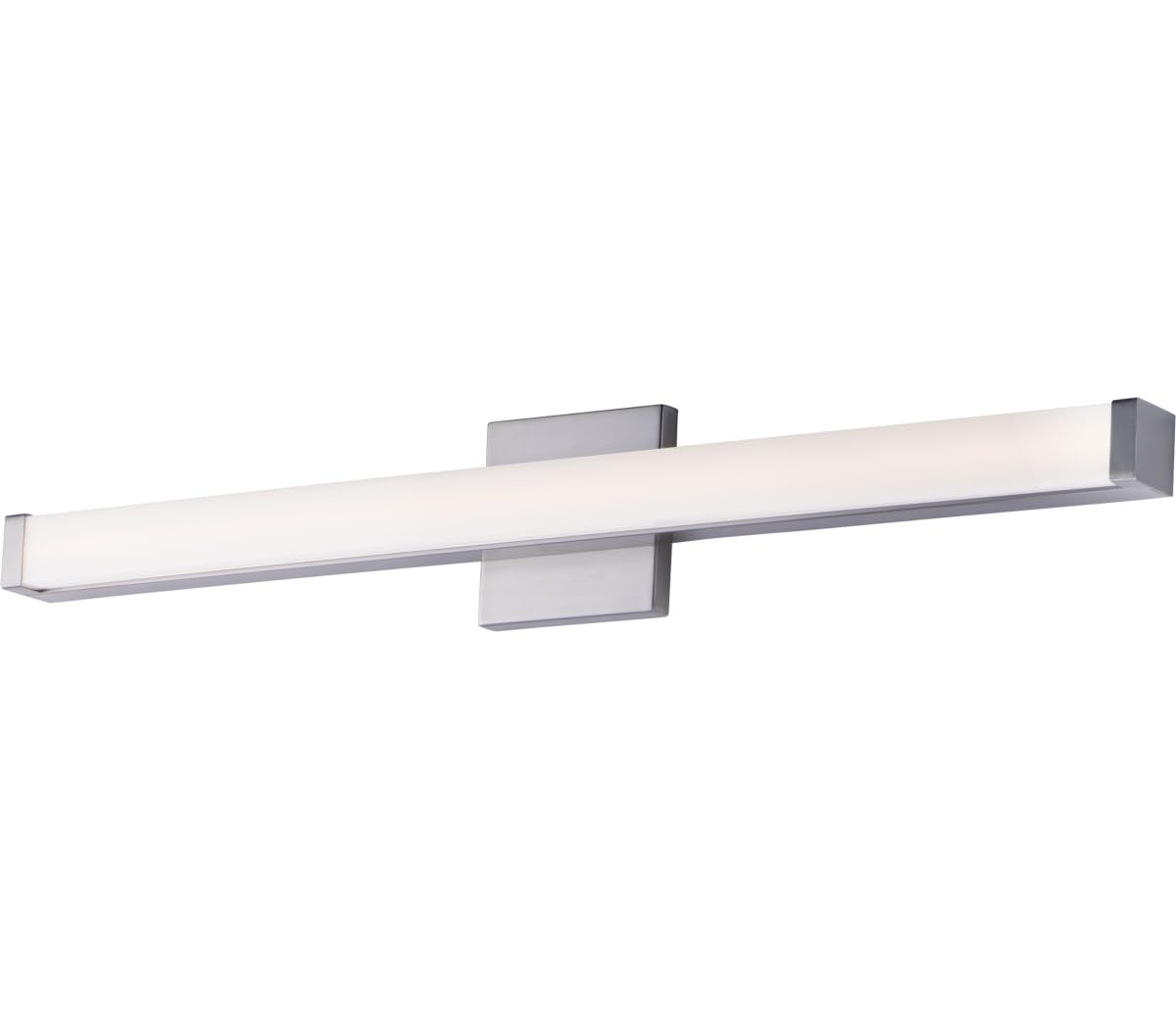 Maxim 52004Sn Spec Collection 30 Inch Dimmable Led Bathroom Vanity Light I 3000K I Satin Nickel I Modern Contemporary Light Fixt
