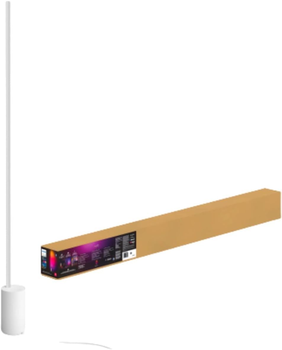 Philips Hue Signe Smart Floor Lamp, White - White and Color Ambiance LED Color-Changing Light - 1 Pack - Indoor - Control with H