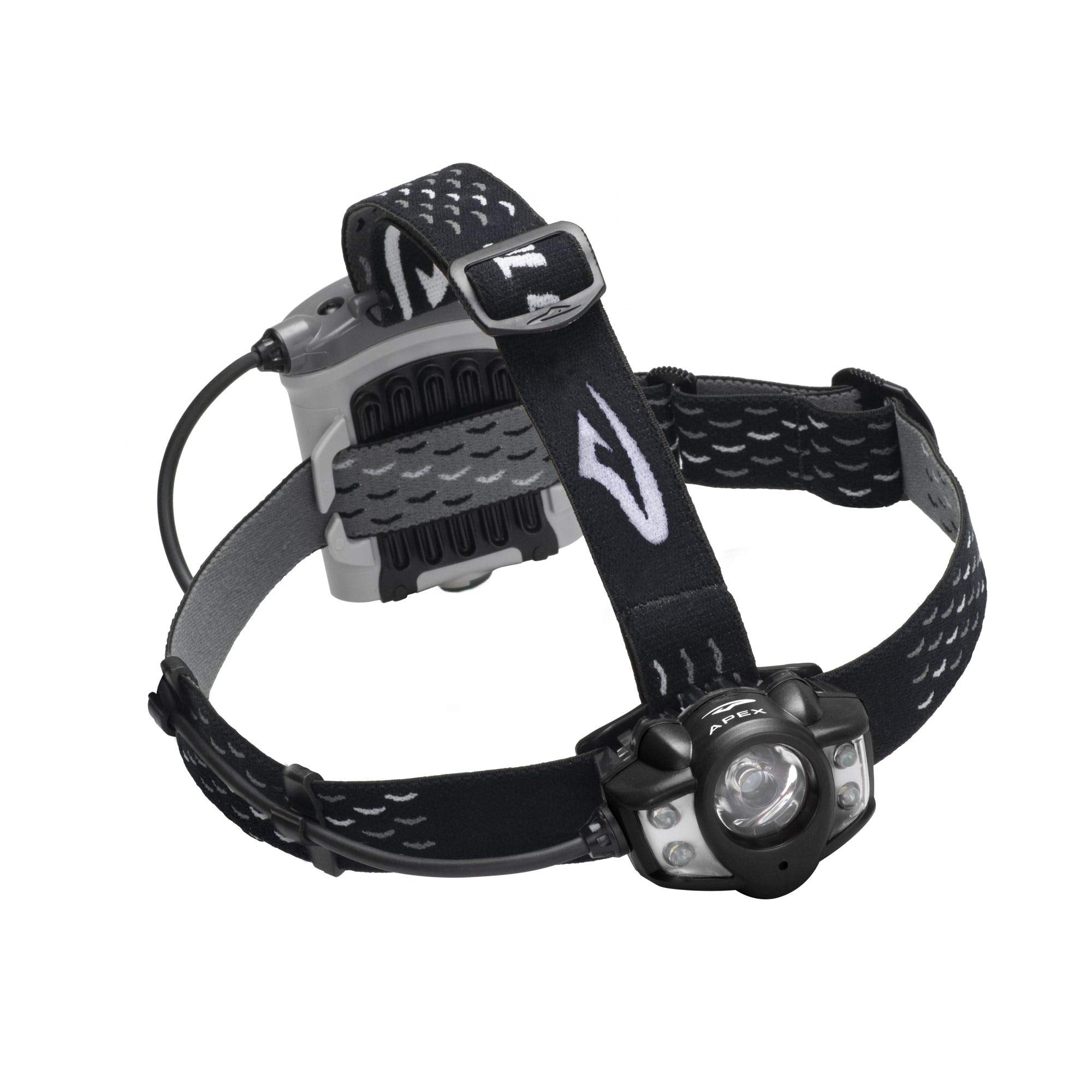 Princeton Tec Apex Headlamp 650 Lumens IPX7 Water Resistant One Size Black APX20-BK