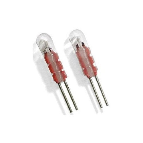 MagLite Replacement Lamps for 2-Cell AA Mini Flashlight, 2-Pack, Glass, Model 107-000-619, Color AA