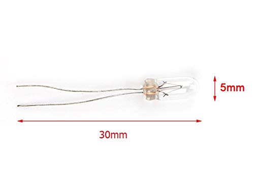 Dr.Roc 20 Pcs White T5 Instrument Cluster Bulbs for Chevy GMC Dash Lights, 12V Compatible with Silverado, Suburban, Trailblazer, Yukon