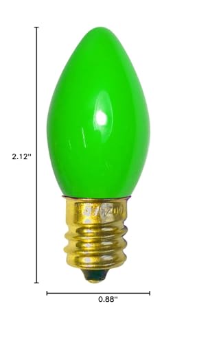 Brite Star 44-334-00 (4 Pack Green C7 Replacement Bulbs