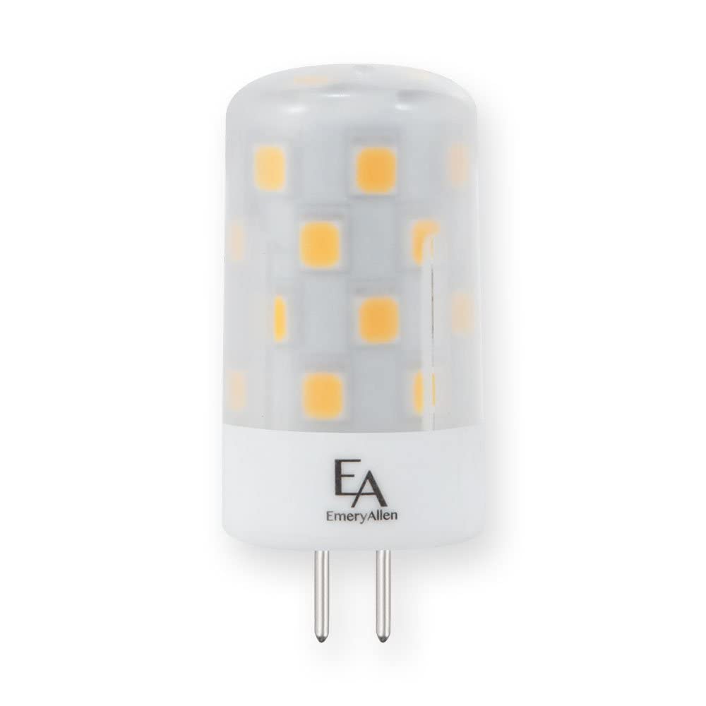 Emery Allen Ea-G4-3.0W-001-309F Dimmable Miniature Bi-Pin Base Led Light Bulb, 12V-3Watt (25W Equivalent) 300 Lumens, 3000K, 1 P