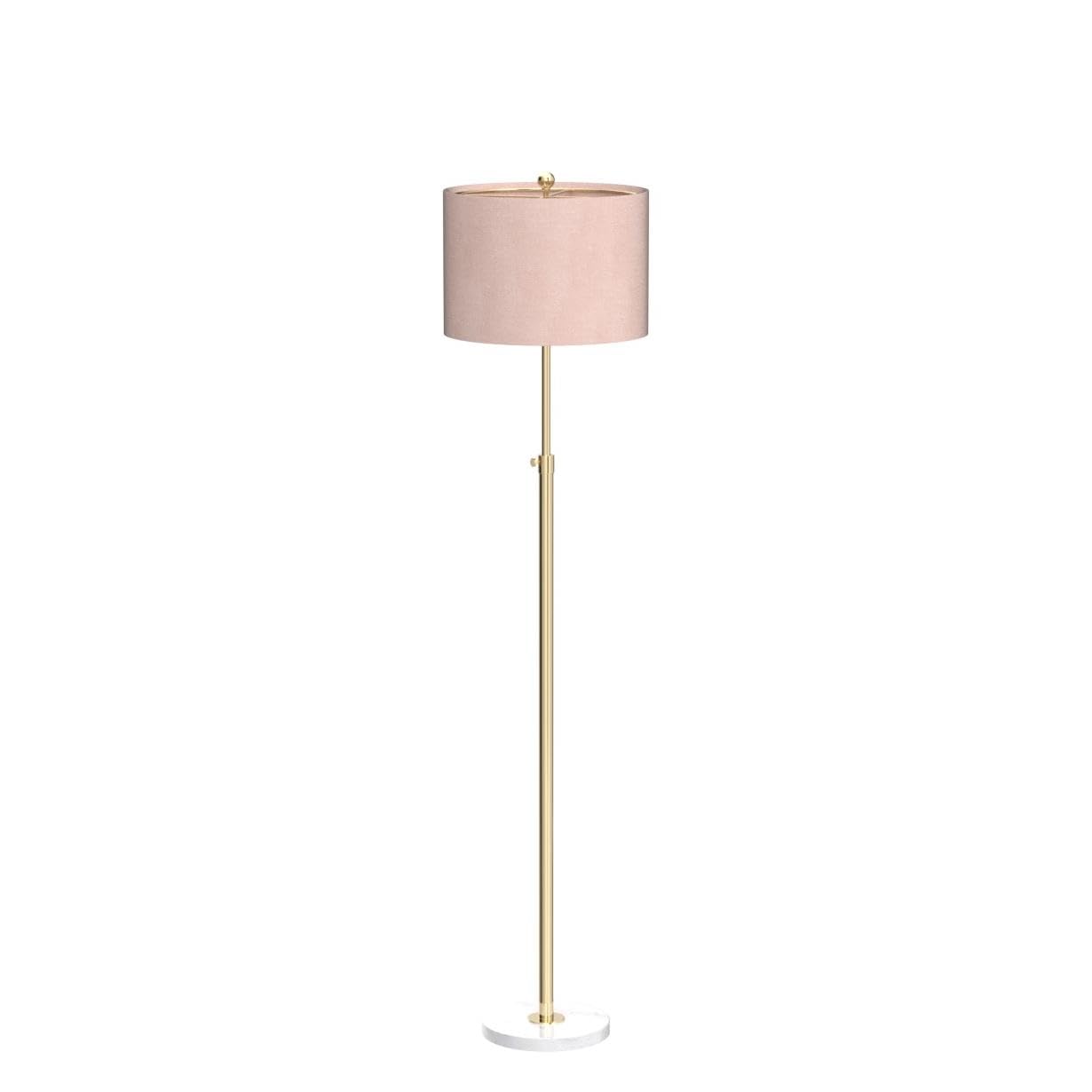 Jonathan Y Jyl3022A June 65'' Adjustable Metal/Marble Led Floor Lamp, Modern, Contemporary, Elegant, Glam, Office, Living Room,