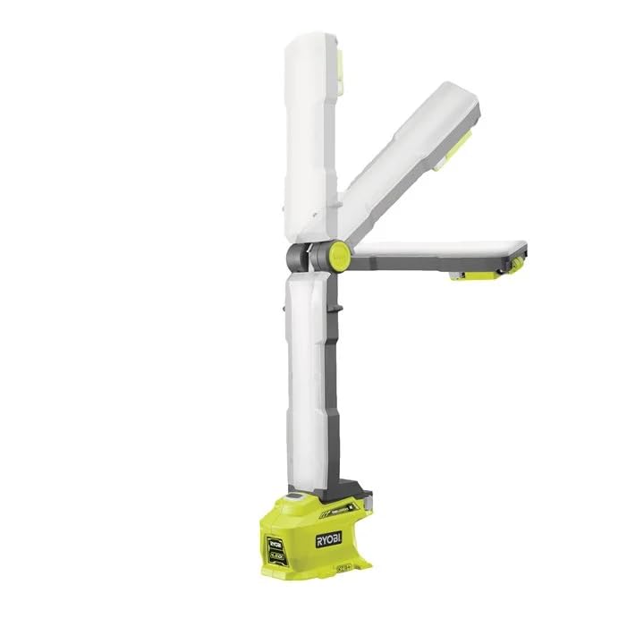 Ryobi P727 One+ 18 Volt 950 Lumen 270 Degree Rotating Led Work Light With Integrated Mounting Hooks (Battery Not Included, Light