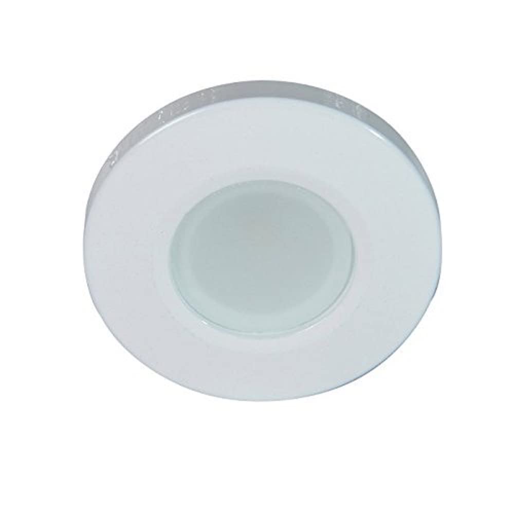 Lumitec 115258, Orbit Flush Mount Down Light, Led, White Housing, Dimmable White, Non-Dimming Red, Non-Dimming Blue