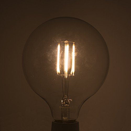 Bulbrite Led G40 Dimmable Medium Screw Base (E26) Light Bulb, 75 Watt Equivalent, 2700K, Clear
