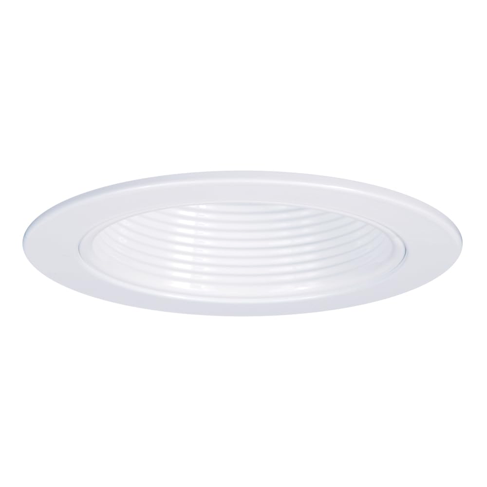 Halo 4013WB Recessed Self-Flanged White Trim with White Baffle, 4