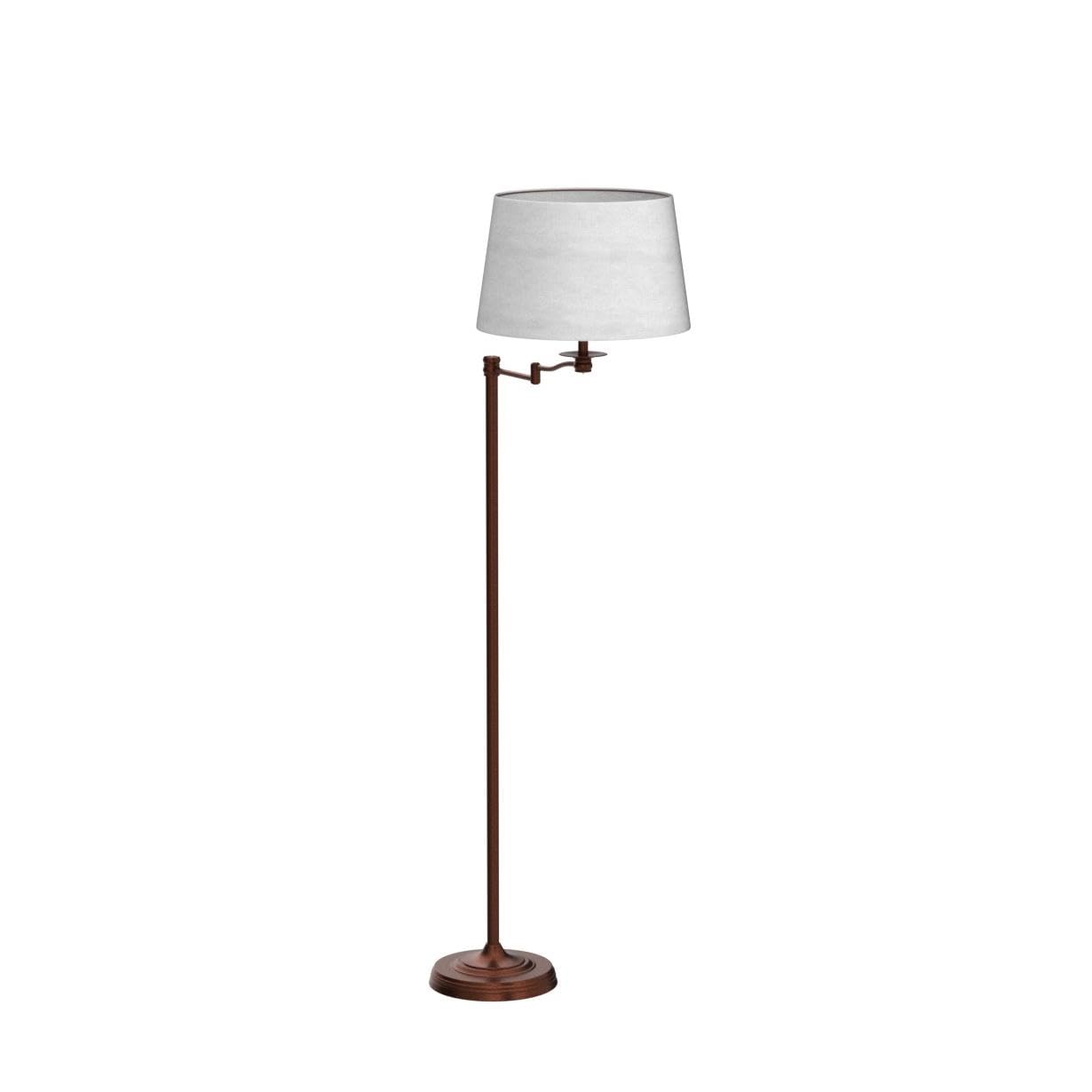 Brightech Caden LED Floor Lamp - Industrial Metal Design, Swing Arm, Bronze, Model BT-FL-CDN, Great for Living Rooms & Bedrooms
