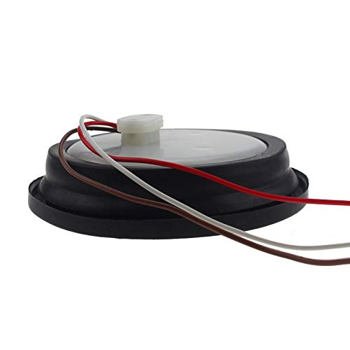 4 Round LED Trailer Tail Light 24 LED Stop Turn Signal Brake Marker Running Lights w/Rubber Grommet for Trucks Trailer RV Boat [