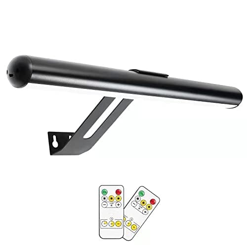 Zocalok Picture Light Battery Operated, Picture Lights For Wall, Wireless Picture Light With 2 Remotes, Picture Light For Paintings, 16 Led, 3Modes, 300Lm Dimmable Light With Timer For Art