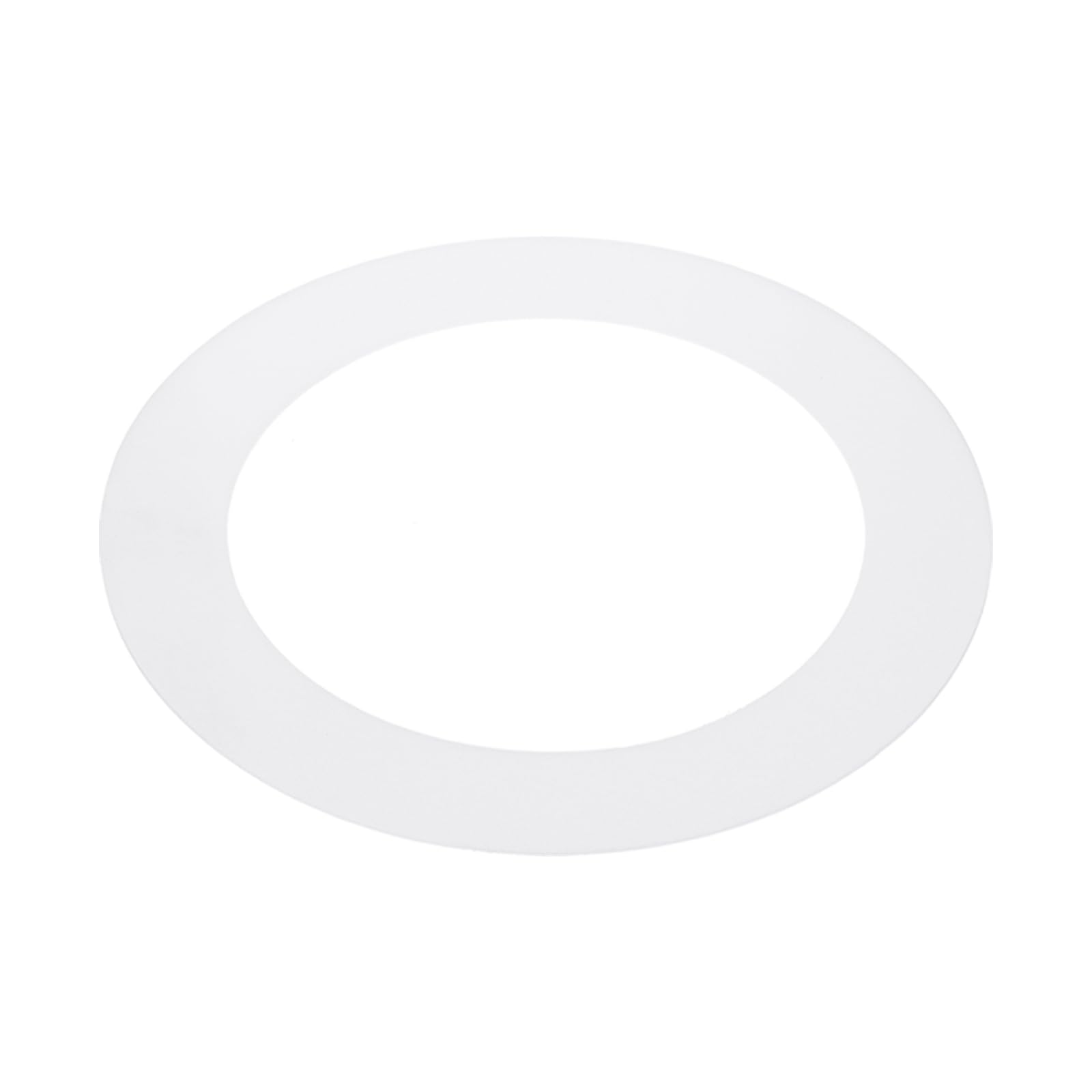 PATIKIL 6.3 ID 8.7 OD Plastic Trim Ring, Ceiling Light Goof Rings Matte Circular Light Cover Lighting Fixture for Ceiling Wall R