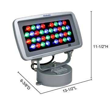 Jesco Lighting Wwb1436-Pp-30-W50-Z Wwb Series - Led Plug And Play Outdoor Wall Washer, Bronze Finish With White Glass