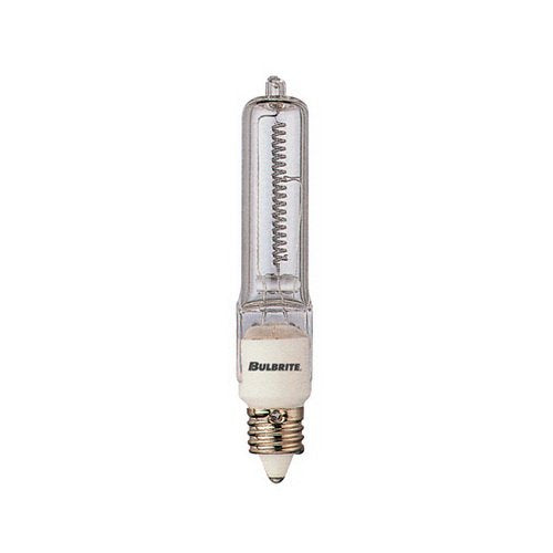 Bulbrite Q75FR/MC Halogen JD Type Mini-Candelabra E11 Bulb, Frosted, 75-Watt