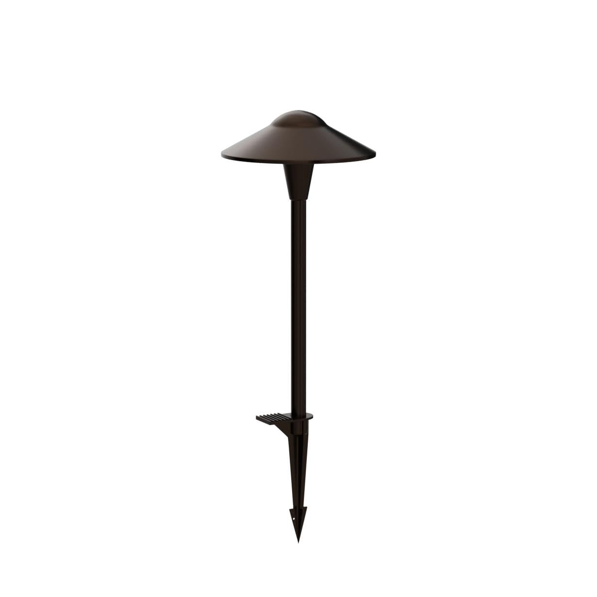 LEONLITE LED Landscape Path Lights, 3CCT 3000K/4000K/5000K, Oil-Rubbed Bronze, Model 95166, Pack of 6