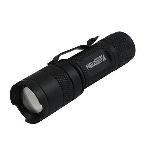 Helotex Vg1 Cree Led Adjustable Focus Aa Zoom Flashlight